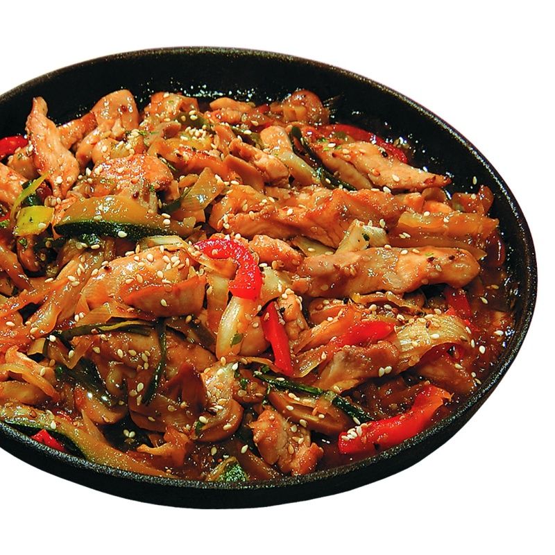Курица с овощами по‑китайски