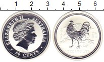 Монета Австралия 50 центов Серебро 2005