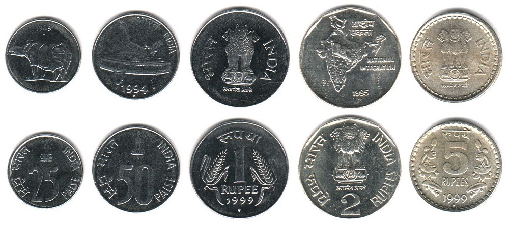 Валюта Индии. Рупии