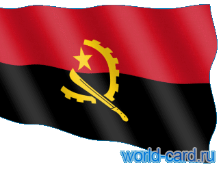Флаг Ангола анимационный gif