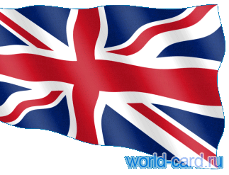 Флаг Великобритании анимационный gif