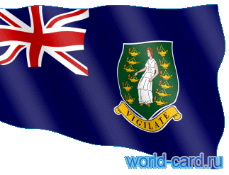 Флаг Виргинских островов анимационный gif