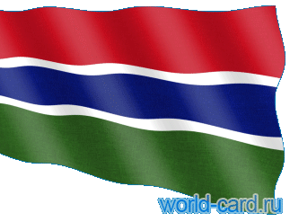 Флаг Гамбии анимационный gif