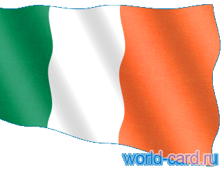 Флаг Ирландии анимационный gif