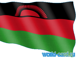 Флаг Малавии анимационный gif