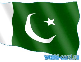 Флаг Пакистана анимационный gif