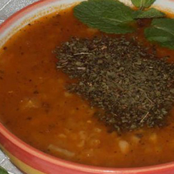 Суп из фасоли и крупы (дзавара)