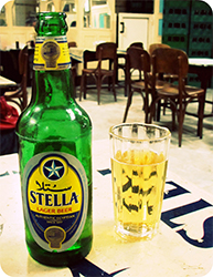 Местное пиво Stella