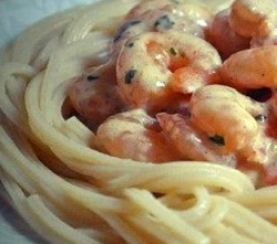 Соус для спагетти с креветками