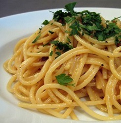 Спагетти карбонара с панчеттой и белым вином