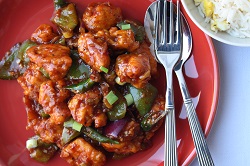 Чикен Чили (chicken curry ) - мясо курицы с помидорами и специями