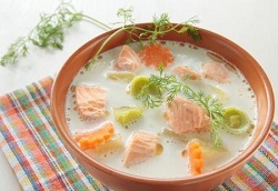  Суп из трески с овощами по-норвежски