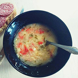 Суп из квашеной капусты по-венгерски