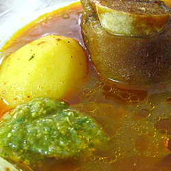 Йеменский суп из ноги (Марак регель)