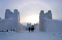 Снежный замок LumiLinna
